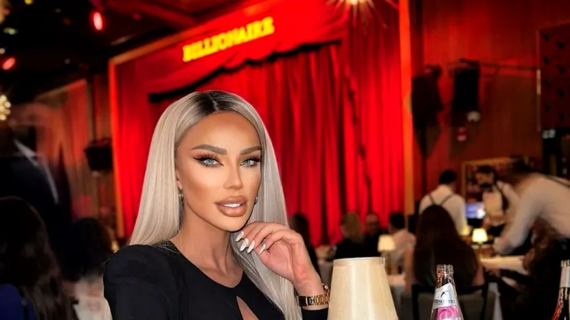 Bianca Drăgușanu, apariție sexy într-un club din Dubai. Cum a petrecut blondina alături de Gabi Bădălău