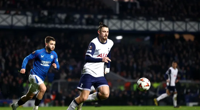 Nota primită de Radu Drăguşin, după Rangers - Tottenham 1-1