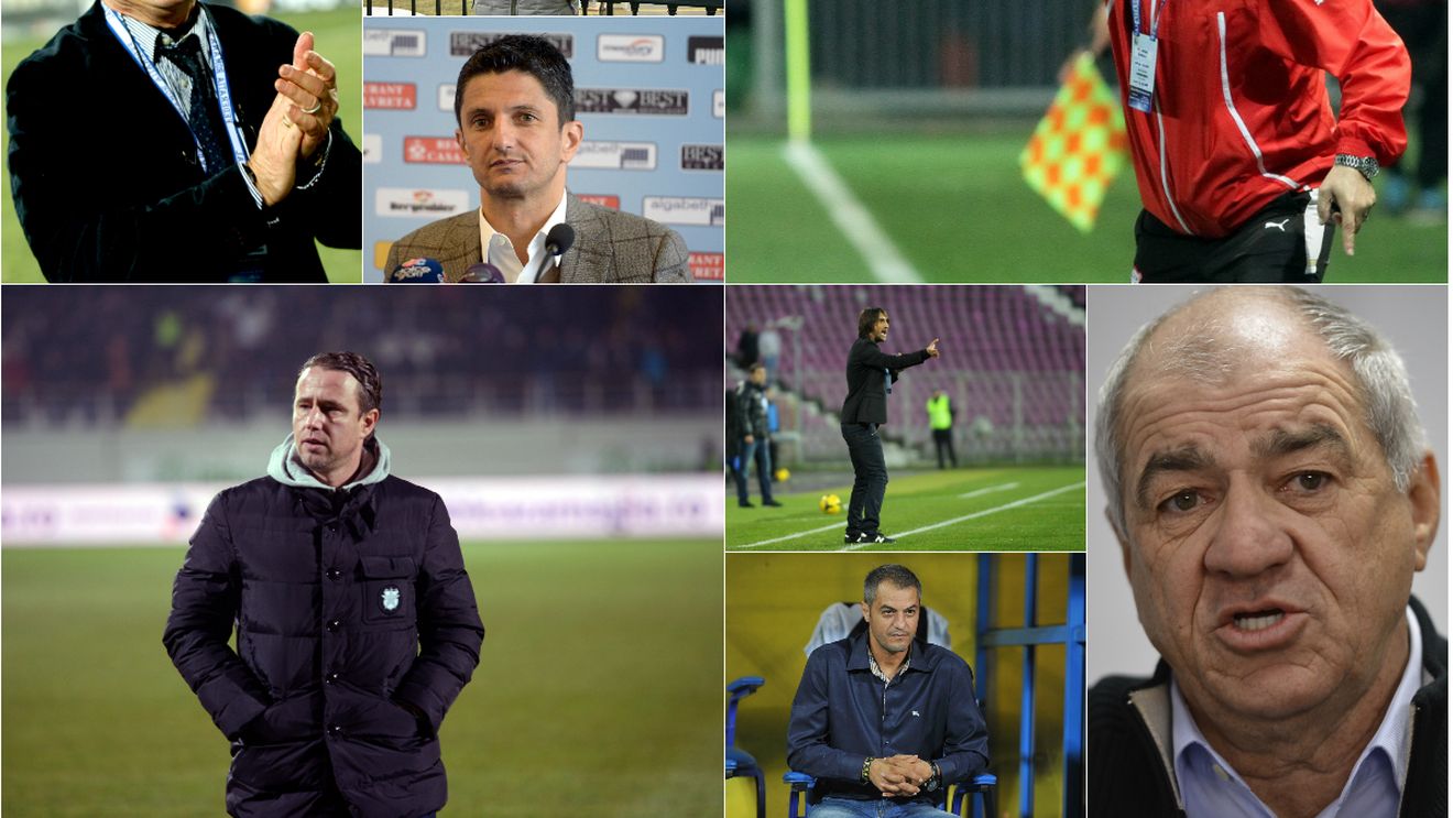 Moda din 2014 în Liga I. Antrenorii tineri sunt acum "în trend" în fotbalul românesc. 15 tehnicieni din 18 au vârste de până în 46 de ani