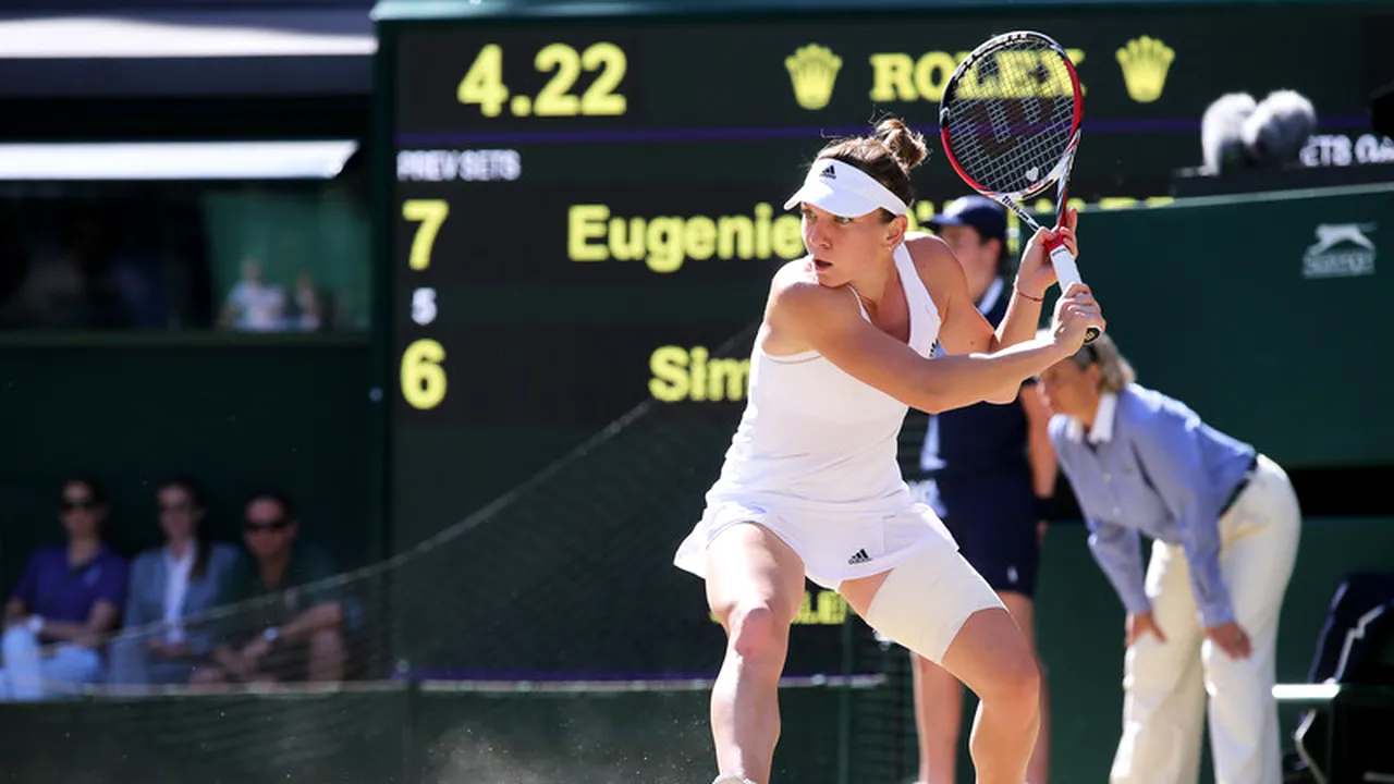 Simona Halep, după eliminarea de la Wimbledon: 