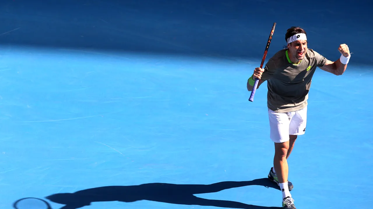 David Ferrer a acces în sferturi la Australian Open a patra oară consecutiv