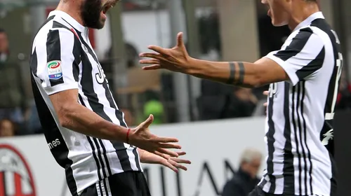 Absență de marcă pentru Juventus la derby-ul cu Napoli