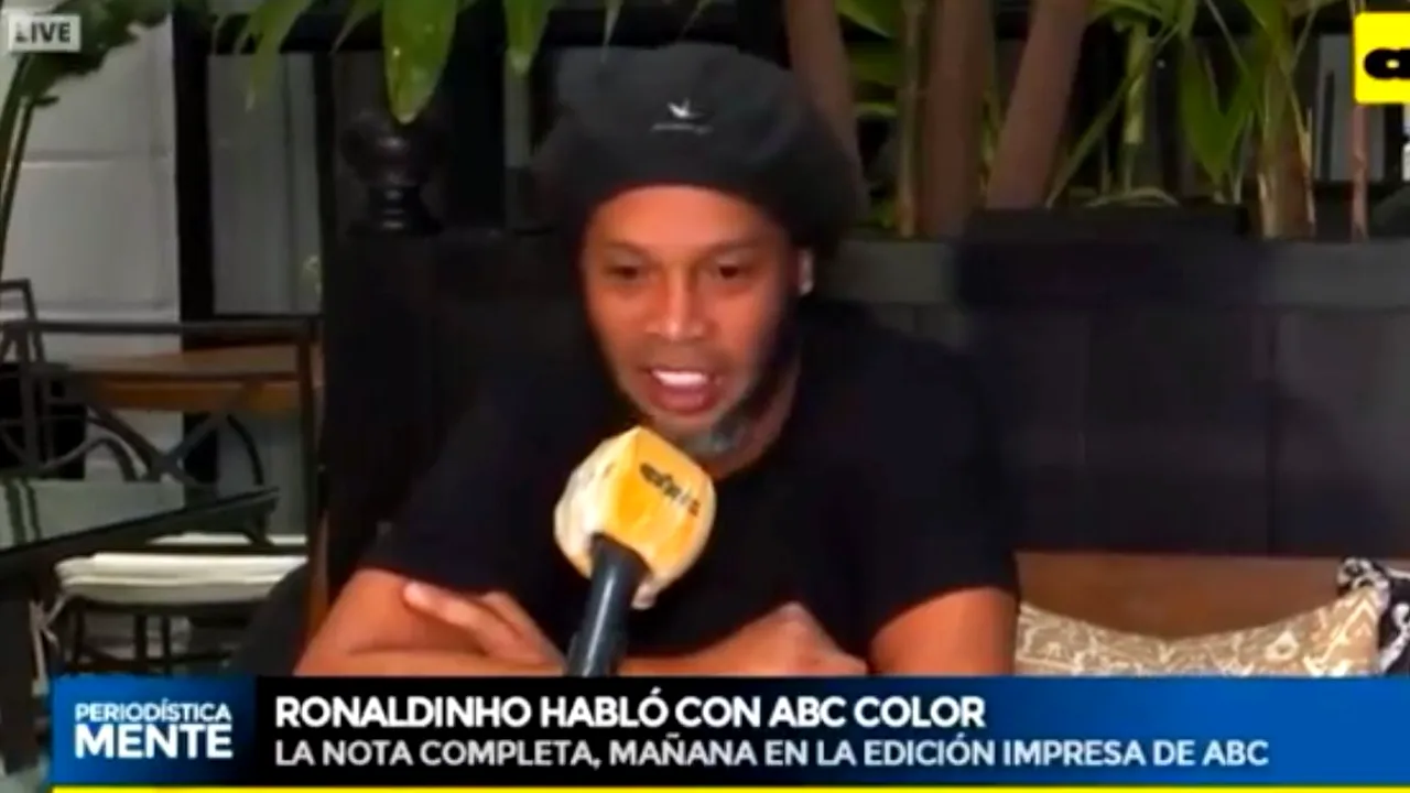 Ronaldinho, primul interviu cu zâmbetul pe buze, după calvarul trăit în închisoare: „Nu mi-am imaginat vreodată că voi trece prin așa ceva” | VIDEO