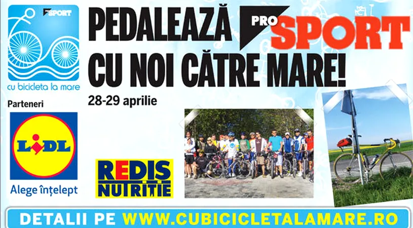 ProSport cu bicicleta la mare!** Caravana aduce în prim-plan un caz unic: un nevăzător va pedala 280 km pe o bicicletă tandem