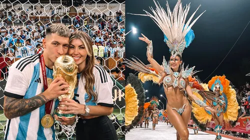 Muri Lopez a renunțat la inhibiții la carnavalul din Argentina! Iubita starului argentinian a atras toată atenția cu ținuta ei spectaculoasă  | GALERIE FOTO