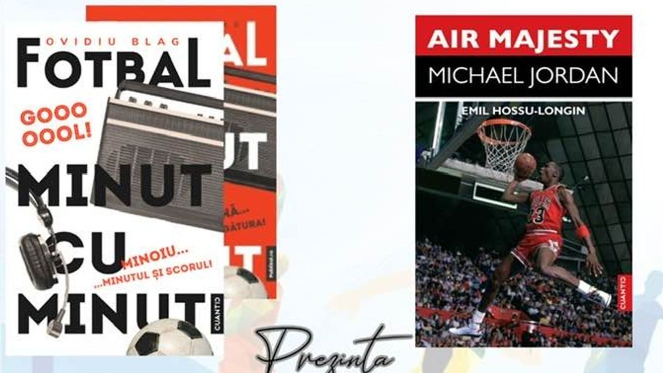 Trei cărți despre sport lansate într-o singură zi la Constanța! Avem audiobook în limba română despre Michael Jordan
