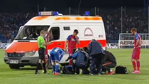 Andrei Ivan a povestit coșmarul prin care a trecut în minutul 34: "Leșinasem... Îi mulțumesc lui Niță!" Atacantul Craiovei a aflat abia la interviuri că surorii lui i s-a făcut rău după ce a văzut scena