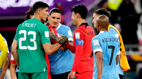 Record negativ! Bornă incredibilă atinsă pentru prima dată în istoria Campionatului Mondial, la meciul dintre Uruguay și Coreea de Sud