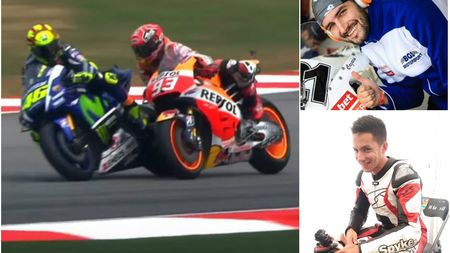SPECIAL | Lupta Rossi - Marquez, comentată de cei mai buni piloți din România. Mureșan: "Nu e corectă penalizarea, e absurd". Cazacu: "Titlurile se iau pe circuit. Îl penalizezi așa în prima etapă, nu acum"