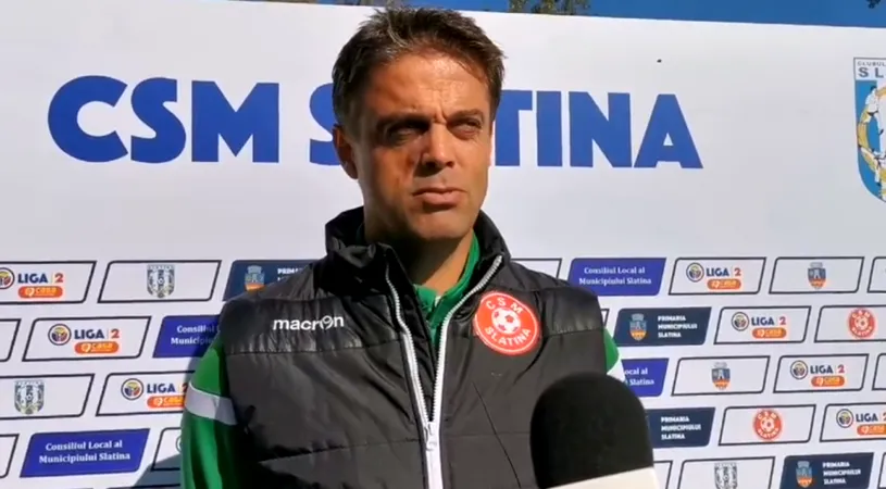 CSM Slatina se redresează, iar Mihai Ianovschi știe unde s-a produs declicul: ”Un rezultat al clubului, al liniştii oferite după rezultatele mai puţin favorabile.” Reacția antrenorului după victoria cu Aerostar și ce pregătește pentru meciul din cupă