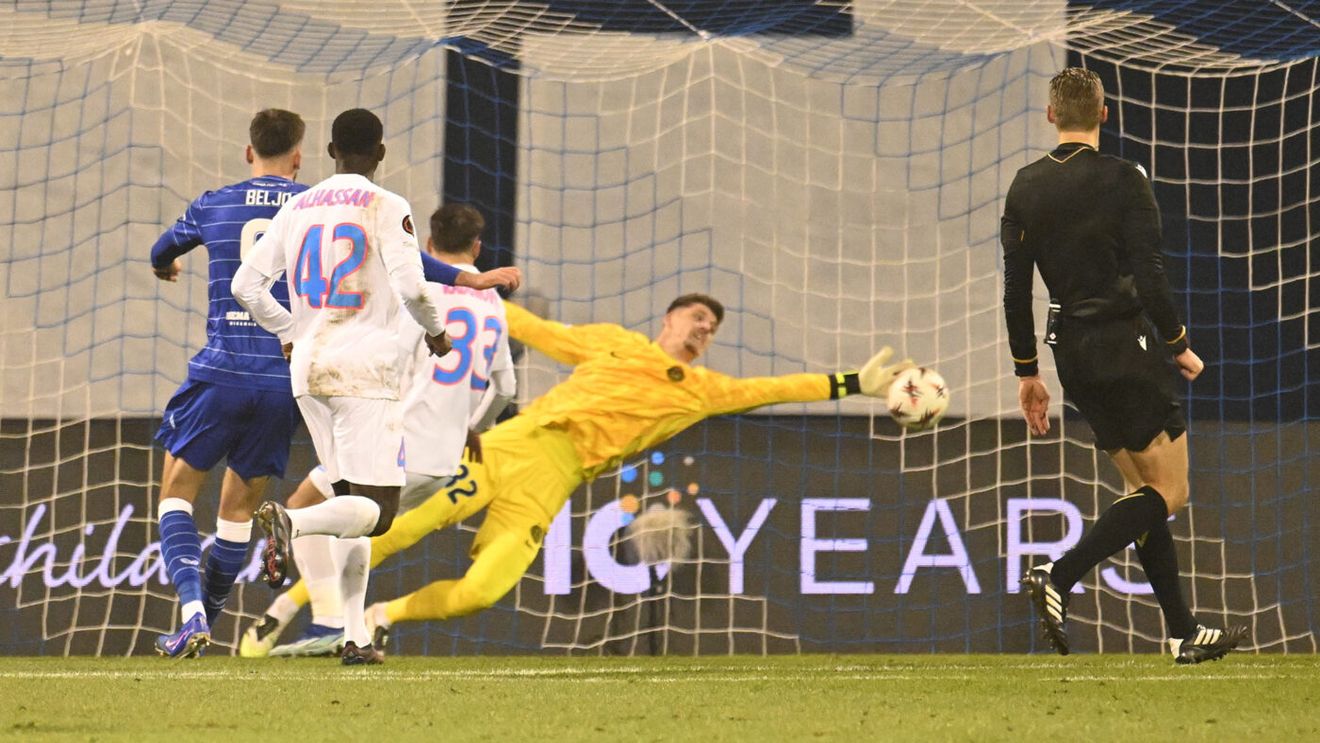 Dinamo Zagreb - FCSB 4-1, în etapa 7 din Europa League. Campioana pierde un meci în care a contat cel mult 10 minute