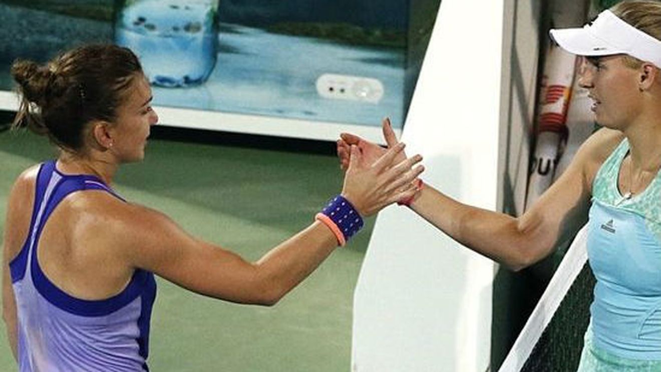 Simona Halep: "Caroline a jucat incredibil. A scos tot. O să vorbesc cu antrenorul să văd ce nu a fost bine"
