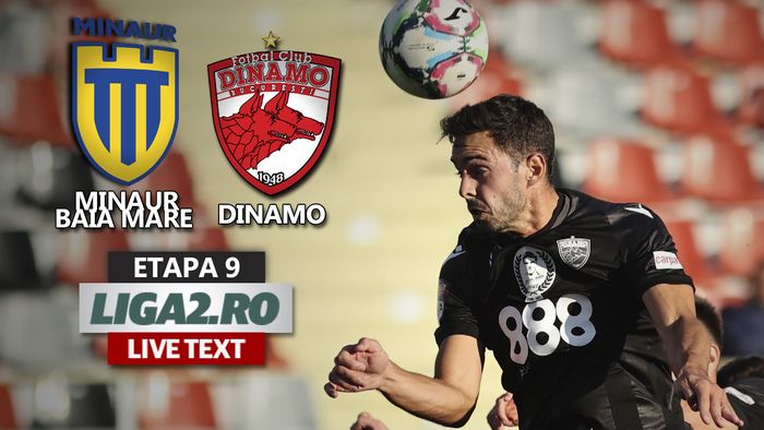 Minaur și Dinamo au fost egale la Baia Mare, într-un meci în care arbitrul a luat mai multe decizii pro bucureșteni. ”Câinii” rămân departe de locurile de play-off