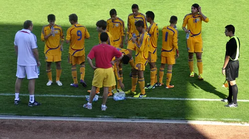 Under-16: România – Irlanda, scor 1-0, într-un turneu amical