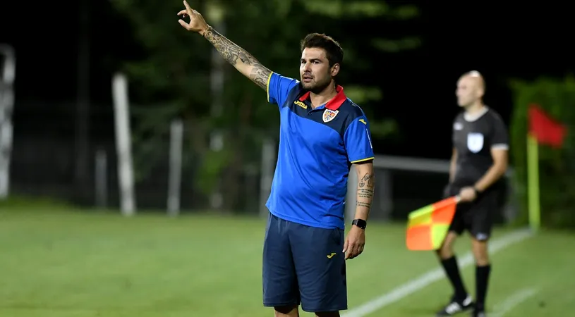 Adrian Mutu, suspect de COVID-19! Decizia de ultimă oră a FRF pentru partida cu Malta U21. Cine va sta pe banca tehnică