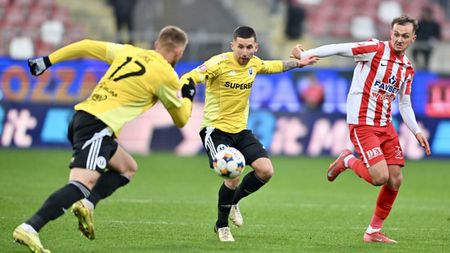 UTA – U Cluj 0-2, în etapa 17 din Superliga. Echipa lui Bergodi ajunge în apropierea play-off-ului