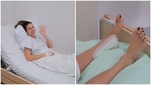 Mihaela Buzărnescu a publicat o imagine horror cu tăietura de la picior! E aproape de la gleznă la genunchi: „E mare, dar necesară”