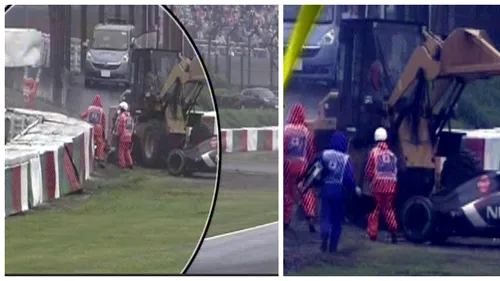 VIDEO | Primele imagini cu accidentul lui Jules Bianchi. Imaginile sunt șocante