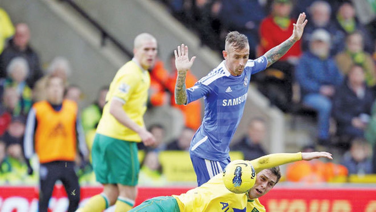 O repriză fără faulturi!** Primul fault din partida Norwich - Chelsea (0-0) a fost "fluierat" abia după 46 de minute de joc