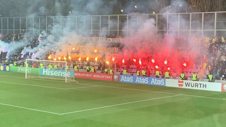Risc iminent să jucăm cu porțile închise contra Israelului! FRF e deja sub monitorizare UEFA pe două dosare cu incidente din Liga Națiunilor, iar scandările și bătăile din Andorra pot activa automat sancțiuni severe pentru România | EXCLUSIV