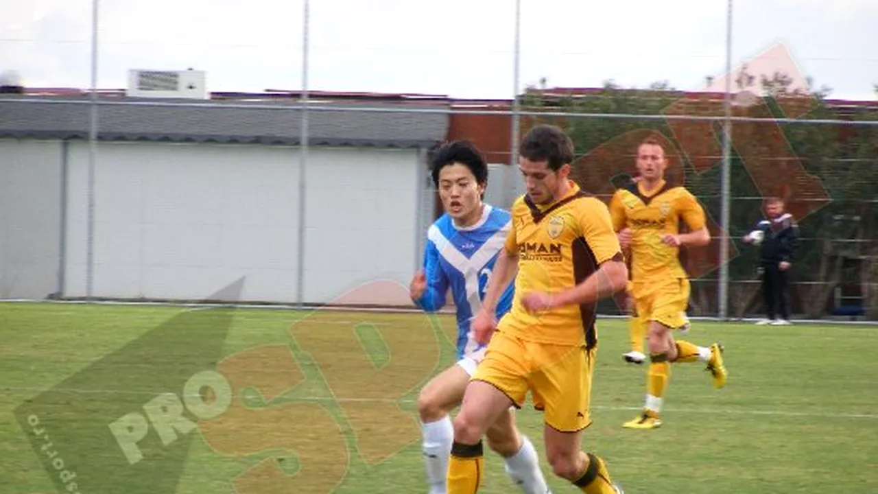 FOTO FC Brașov, învinsă de Yonsei în primul test din Antalya