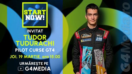 „Start Now!”, joi, 19 martie, de la ora 15:00. Invitat: Tudor Tudurachi