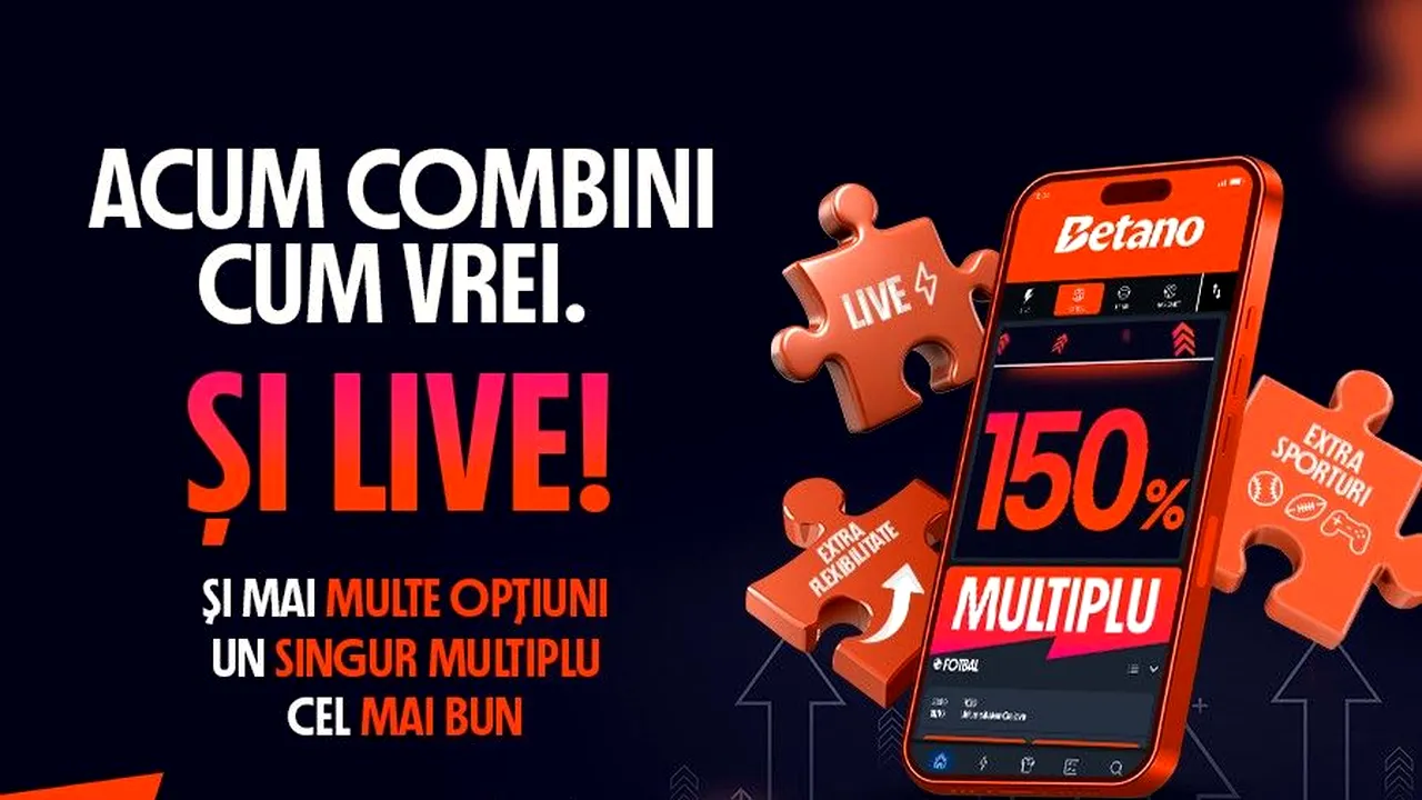 ADVERTORIAL. Pe Betano, cel mai bun Multiplu din România devine și mai bun!