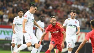 Verdictul medicilor după accidentarea lui Bogdan Rusu! Cât poate lipsi atacantul lui FCSB