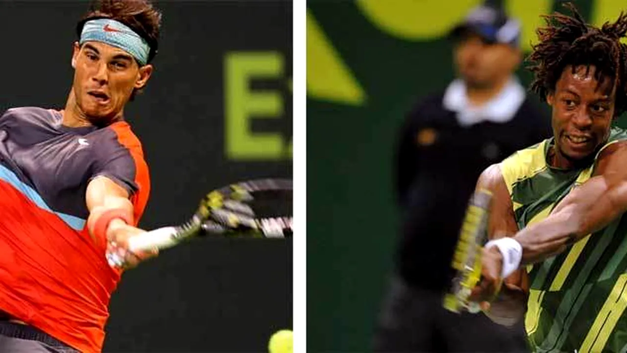 Nadal - Monfils, finala de la Doha. Francezul e 