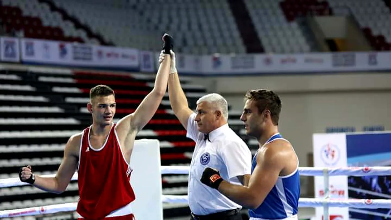 Boxul românesc, în cărți la Europenele de tineret. Greul Cristian Filip, de la CS Dinamo, s-a calificat în semifinale competiției din Turcia și are locul pe podium asigurat