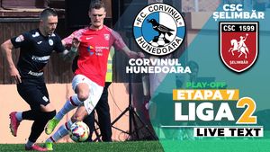 Corvinul întoarce scorul și apoi câștigă lejer meciul cu CSC Șelimbăr, în lupta pentru locul 2 din play-off-ul Ligii 2