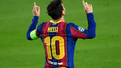 Lionel Messi, cel mai mare contract din istoria sportului! Peste 500 de milioane de euro, în patru ani