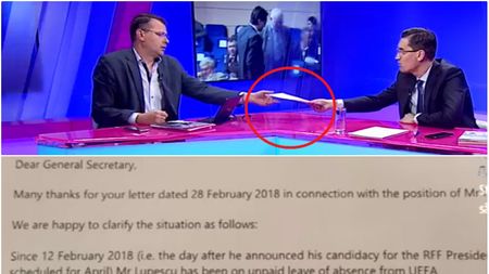 "Ionuț Lupescu minte! I-a mințit pe colegii săi, pe membri". Burleanu a lansat o nouă acuzație la adresa contracandidatului său. FOTO | Dovada pe care a prezentat-o șeful FRF