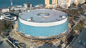 „Nestemata din Tulcea” e aproape gata! Cea mai frumoasă sală polivalentă din România a costat 24.000.000 de euro