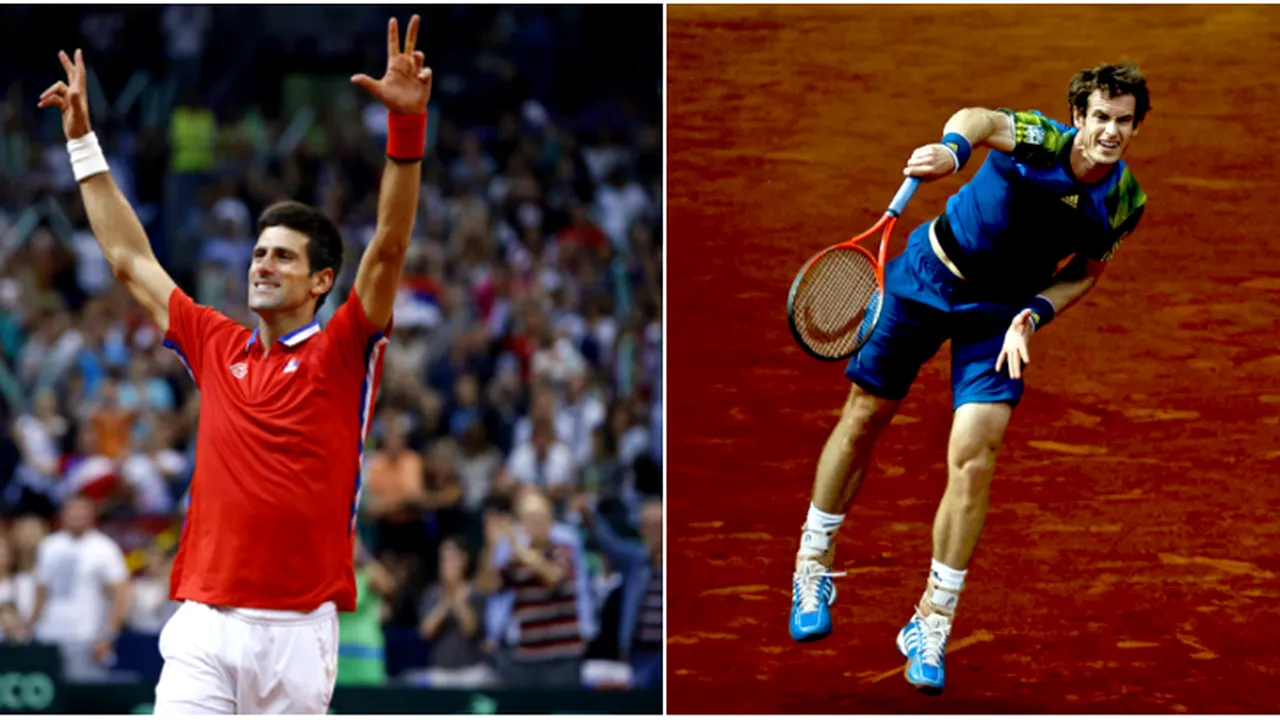 Meci de gală în Cupa Davis: Serbia lui Djokovic va întâlni Marea Britanie reprezentată de Murray! Tabloul complet al 