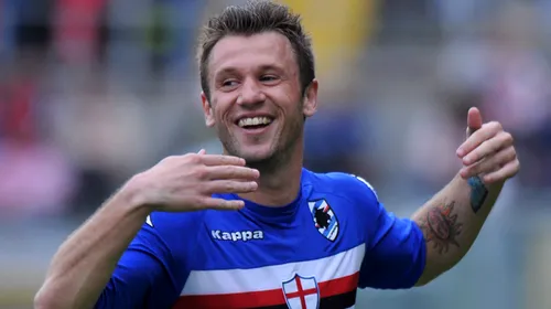 Cassano: „Sunt foarte fericit că am rămas la Sampdoria”