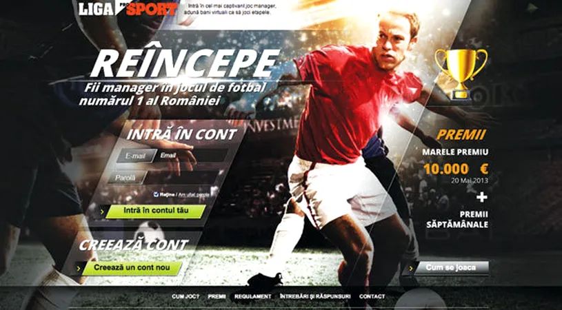 Peste 15.000 de echipe înscrise deja în Liga ProSport! Premii de peste 10.000 de euro în cel mai tare manager online