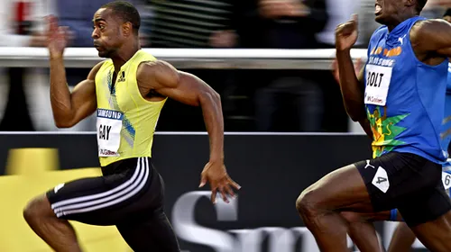 Usain Bolt îl face praf pe rivalul său, americanul Tyson Gay. De la ce a pornit totul