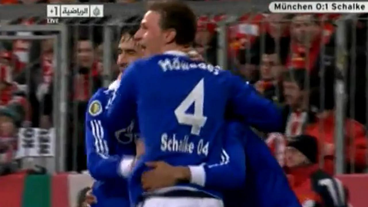 VIDEO Bayern, eliminată din Cupă!** Raul o duce pe Schalke în finală