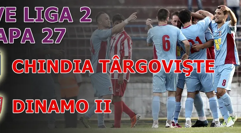 Chindia Târgoviște - Dinamo II 2-1** Puncte de aur de la Voduț