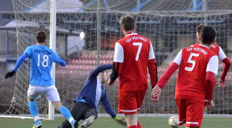 Bogdan Geantă, șase goluri în primele două amicale pentru Cosmos Aystetten.** 