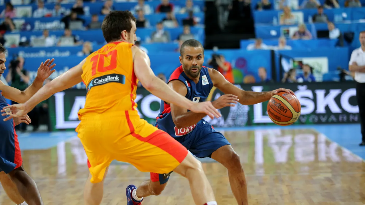 Cu Tony Parker briliant, Franța a eliminat Spania la Europenele de baschet și este la un pas de primul titlu major din istorie