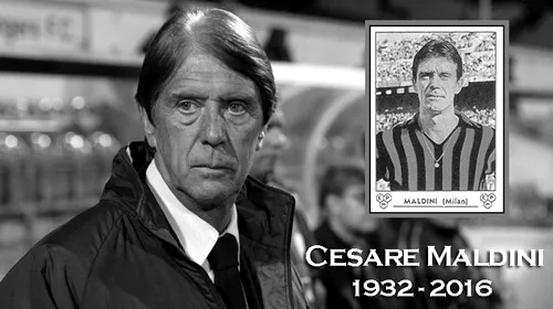 S-a mai stins un URIAȘ al fotbalului! Cesare Maldini a murit la 84 de ani