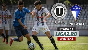 ”U” Cluj câștigă, la Bistrița, fără mari probleme derby-ul Clujului cu Unirea Dej. Atacanții lui Lincar și-au făcut din nou treaba și au readus echipa pe locul 2