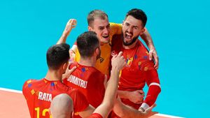 Performanță extraordinară: România a învins Croația și s-a calificat în sferturile de finală ale EURO 2023 la volei masculin! „Tricolorii” au doborât recordul vechi de 40 de ani!