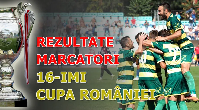 Foresta pierde demn în fața Stelei. CS Afumați a produs a doua mare surpriză și a eliminat pe FC Botoșani.** Rezultatele 16-imilor Cupei Românei și echipele calificate în optimi