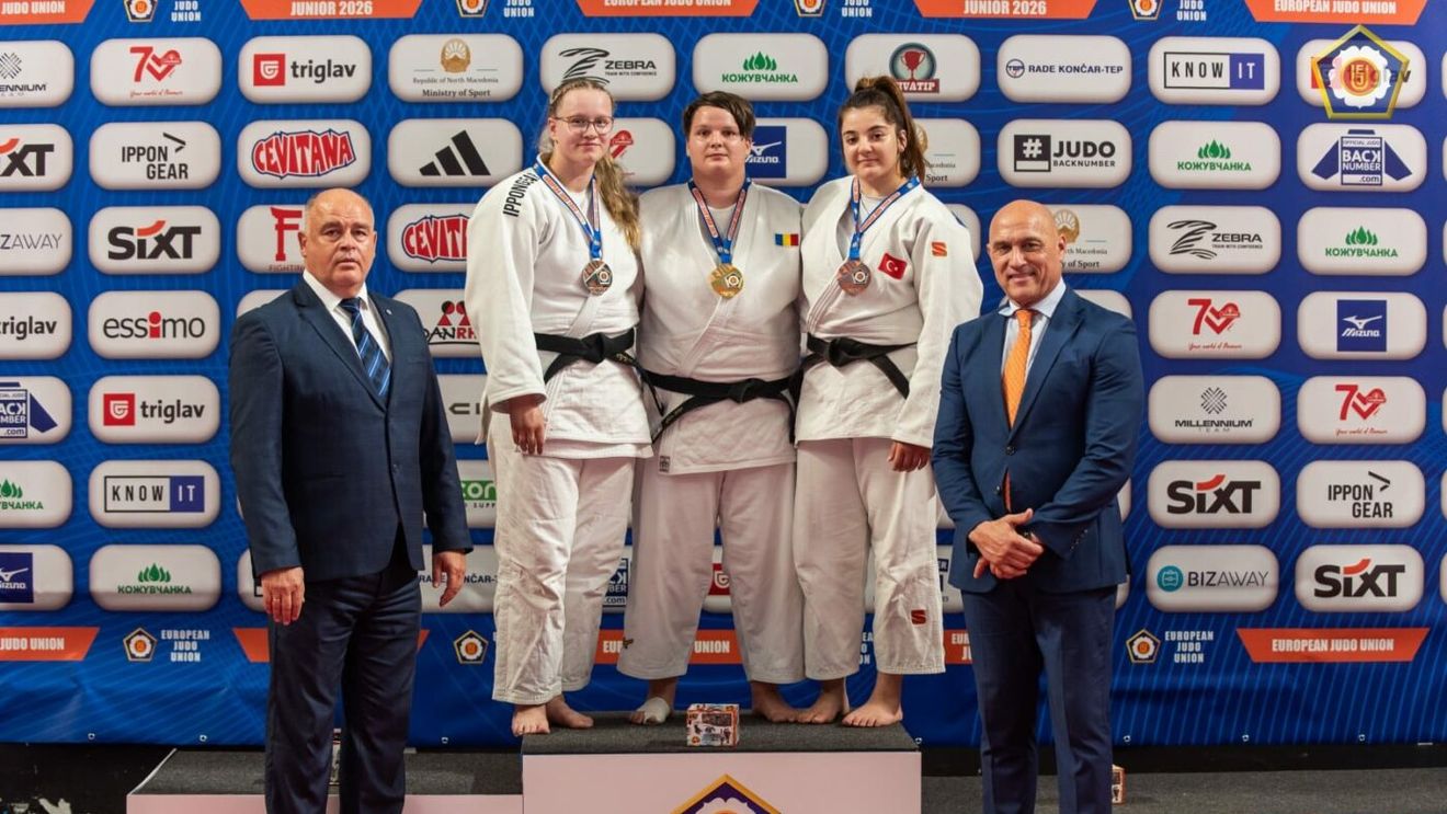 România a câștigat aur și argint la Cupa Europeană de judo pentru Juniori U21. Care e bilanțul delegației tricolore
