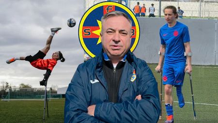 FCSB a dat lovitura! Cluburile din străinătate se luptă pentru „Messi de România”: „Este în top 10 cei mai buni fotbaliști amputați din lume”