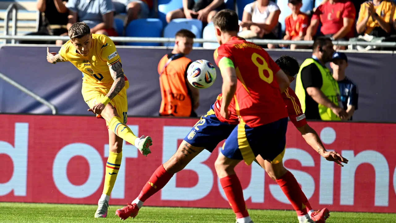 🚨 România U21 – Spania U21 1-2, în Grupa A de la Campionatul European. „Tricolorii” au nevoie de o minune pentru a se califica în sferturi