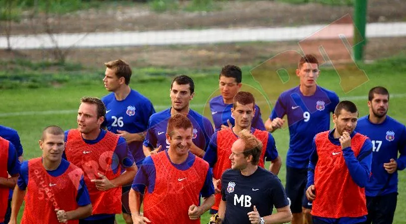 FOTO** Andrei Prepeliță, la primul antrenament în tricoul Stelei